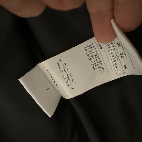 Matin Kim suede jacket - dark ash green color - Picture 2 of 9